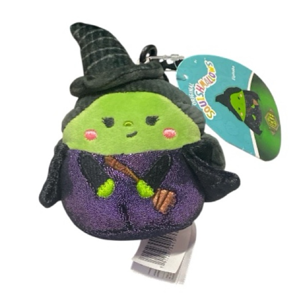 Squishmallow Wicked Elphaba 4" Clip Plush